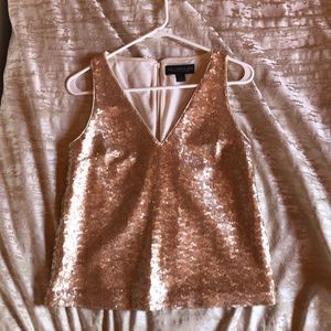 Zoe by Rachel Zoe xs sequined top